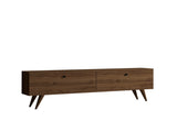 Comodă TV Paris, Diverse culori, 160x25x40 cm - Nuc | SKU: 835PUQ4533 | Comodă TV Paris, 160x25x40 cm, varianta Nuc, produs pentru amenajarea locuinței, disponibil online în România la CasaMob