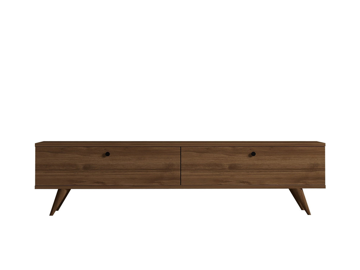 Comodă TV Paris, Diverse culori, 160x25x40 cm - Nuc | SKU: 835PUQ4533 | Comodă TV Paris, 160x25x40 cm, varianta Nuc, produs pentru amenajarea locuinței, disponibil online în România la CasaMob