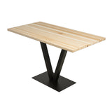Masă cu scaune 5 bucăți Sun, Diverse culori, 130x66x77 cm - Silverbirch - Negru | SKU: 835PUQ5002 | Masă cu scaune 5 bucăți Sun, 130x66x77 cm, varianta Silverbirch - Negru, produs pentru amenajarea locuinței, disponibil online în România la CasaMob