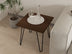 Măsuță de cafea Mahic, Nuc - Negru, 50x50x43 cm, SKU 835PUQ5009, imagine 2