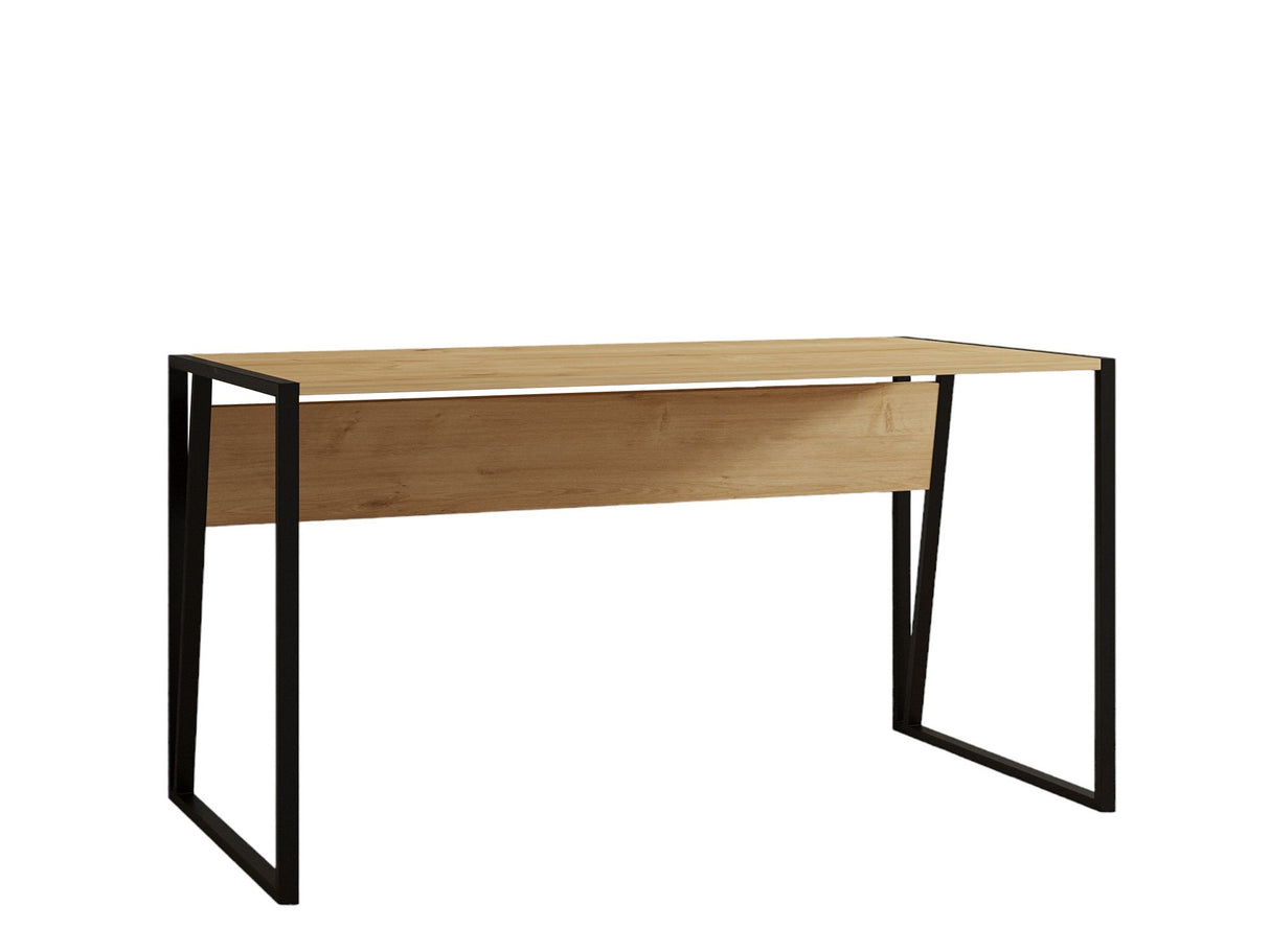 Birou Cunda Black, Sapphire - Negru, 140x70x74 cm