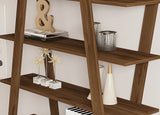 Bibliotecă Conde, Diverse culori, 120x25x150 cm - Nuc | SKU: 835PUQ5309 | Bibliotecă Conde, 120x25x150 cm, varianta Nuc, produs pentru amenajarea locuinței, disponibil online în România la CasaMob