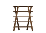 Bibliotecă Conde, Diverse culori, 120x25x150 cm - Nuc | SKU: 835PUQ5309 | Bibliotecă Conde, 120x25x150 cm, varianta Nuc, produs pentru amenajarea locuinței, disponibil online în România la CasaMob
