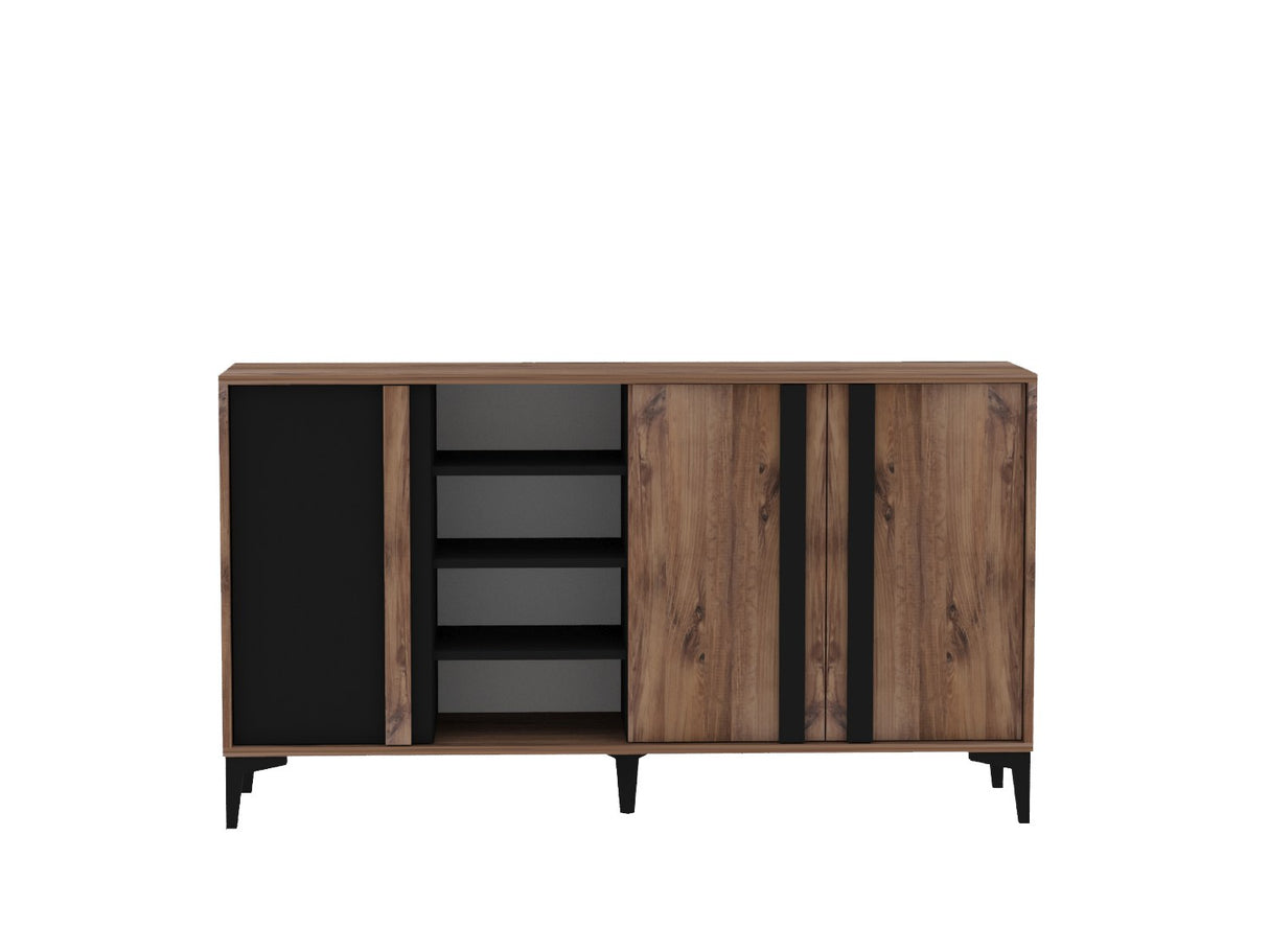 Set mobilă pentru sufragerie Laçin, Atlantic - Antracit, 180x40x50 cm