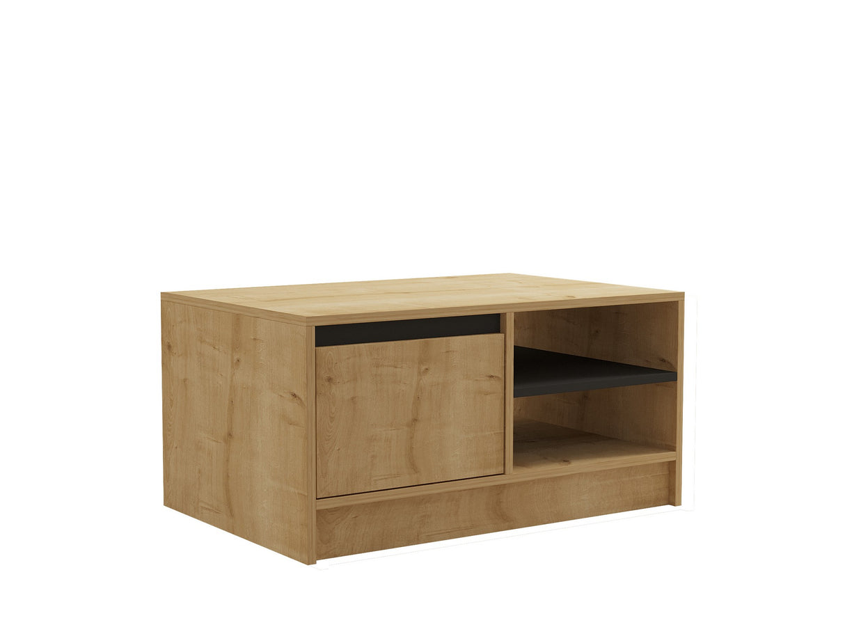 Set mobilă pentru sufragerie Suna, Sapphire - Stejar - Antracit, 180x40x45 cm