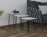 Set 3 măsuțe de cafea Mali, Diverse culori, Diverse dimensiuni - Negru - Cyrstal - 40x40x55 cm | SKU: 835PUQ6255 | Set 3 măsuțe de cafea Mali, varianta Negru - Cyrstal - 40x40x55 cm, produs pentru amenajarea locuinței, disponibil online în România la CasaMob