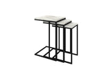 Set 3 măsuțe de cafea Stoli, Diverse culori, 40x40x62 cm - Negru - Cyrstal | SKU: 835PUQ6264 | Set 3 măsuțe de cafea Stoli, 40x40x62 cm, varianta Negru - Cyrstal, produs pentru amenajarea locuinței, disponibil online în România la CasaMob