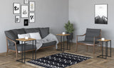Set 3 măsuțe de cafea Stoli, Diverse culori, 40x40x62 cm - Negru - Oud | SKU: 835PUQ6265 | Set 3 măsuțe de cafea Stoli, 40x40x62 cm, varianta Negru - Oud, produs pentru amenajarea locuinței, disponibil online în România la CasaMob