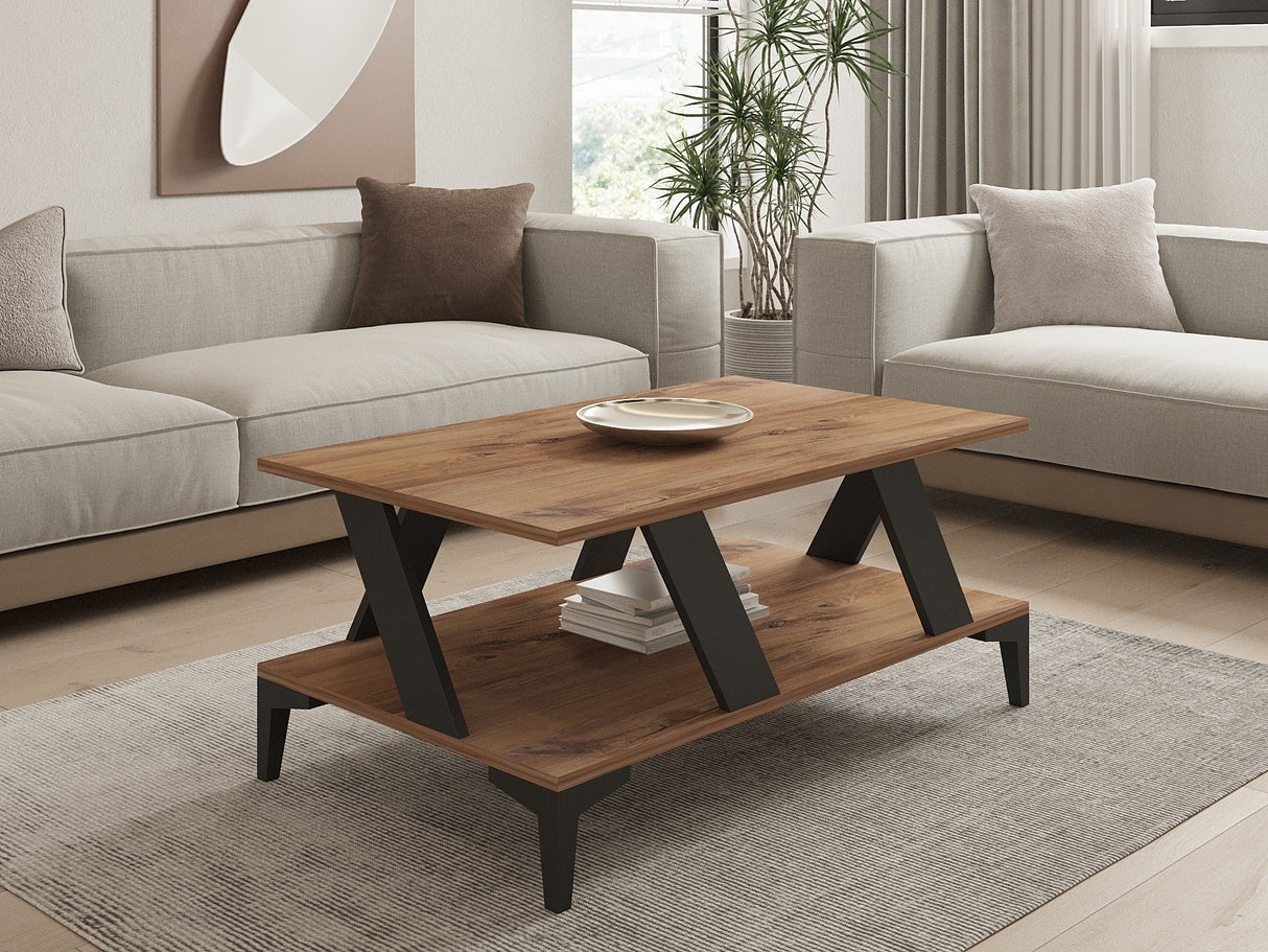 Măsuță de cafea Tabla, Diverse culori, 100x60x40 cm - Antracit - Pin atlantic | SKU: 835PUQ6267 | Măsuță de cafea Tabla, 100x60x40 cm, varianta Antracit - Pin atlantic, produs pentru amenajarea locuinței, disponibil online în România la CasaMob