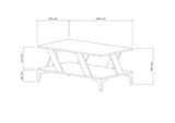 Măsuță de cafea Tabla, Diverse culori, 100x60x40 cm - Antracit - Pin atlantic | SKU: 835PUQ6267 | Măsuță de cafea Tabla, 100x60x40 cm, varianta Antracit - Pin atlantic, produs pentru amenajarea locuinței, disponibil online în România la CasaMob