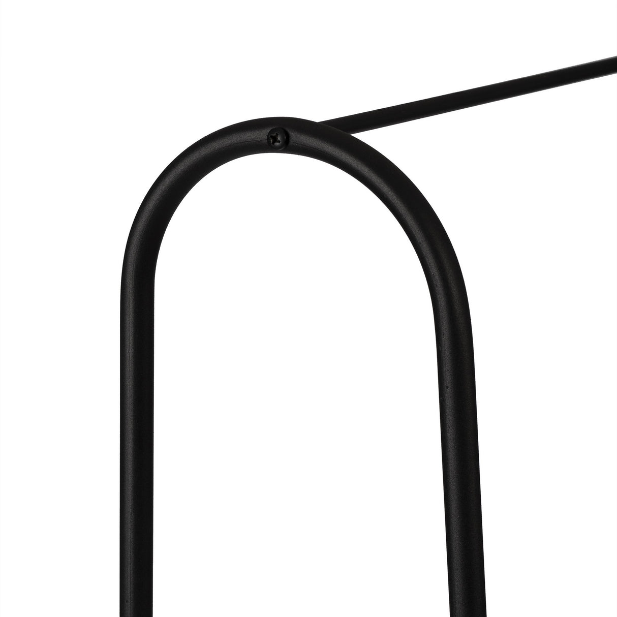 Cuier Igor, Negru, Ø19x89 cm