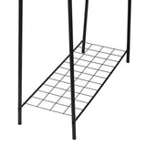 Cuier Riley, Negru, Ø19x89 cm
