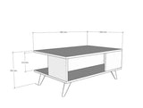 Măsuță de cafea Yuka, Diverse culori, 90x60x40 cm - Travertin | SKU: 835PUQ6354 | Măsuță de cafea Yuka, 90x60x40 cm, varianta Travertin, produs pentru amenajarea locuinței, disponibil online în România la CasaMob