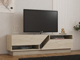 Comodă TV Koza, Diverse culori, 160x40x45 cm - Travertin | SKU: 835PUQ6409 | Comodă TV Koza, 160x40x45 cm, varianta Travertin, produs pentru amenajarea locuinței, disponibil online în România la CasaMob
