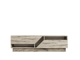Comodă TV Koza, Diverse culori, 160x40x45 cm - Freesia marble | SKU: 835PUQ6410 | Comodă TV Koza, 160x40x45 cm, varianta Freesia marble, produs pentru amenajarea locuinței, disponibil online în România la CasaMob