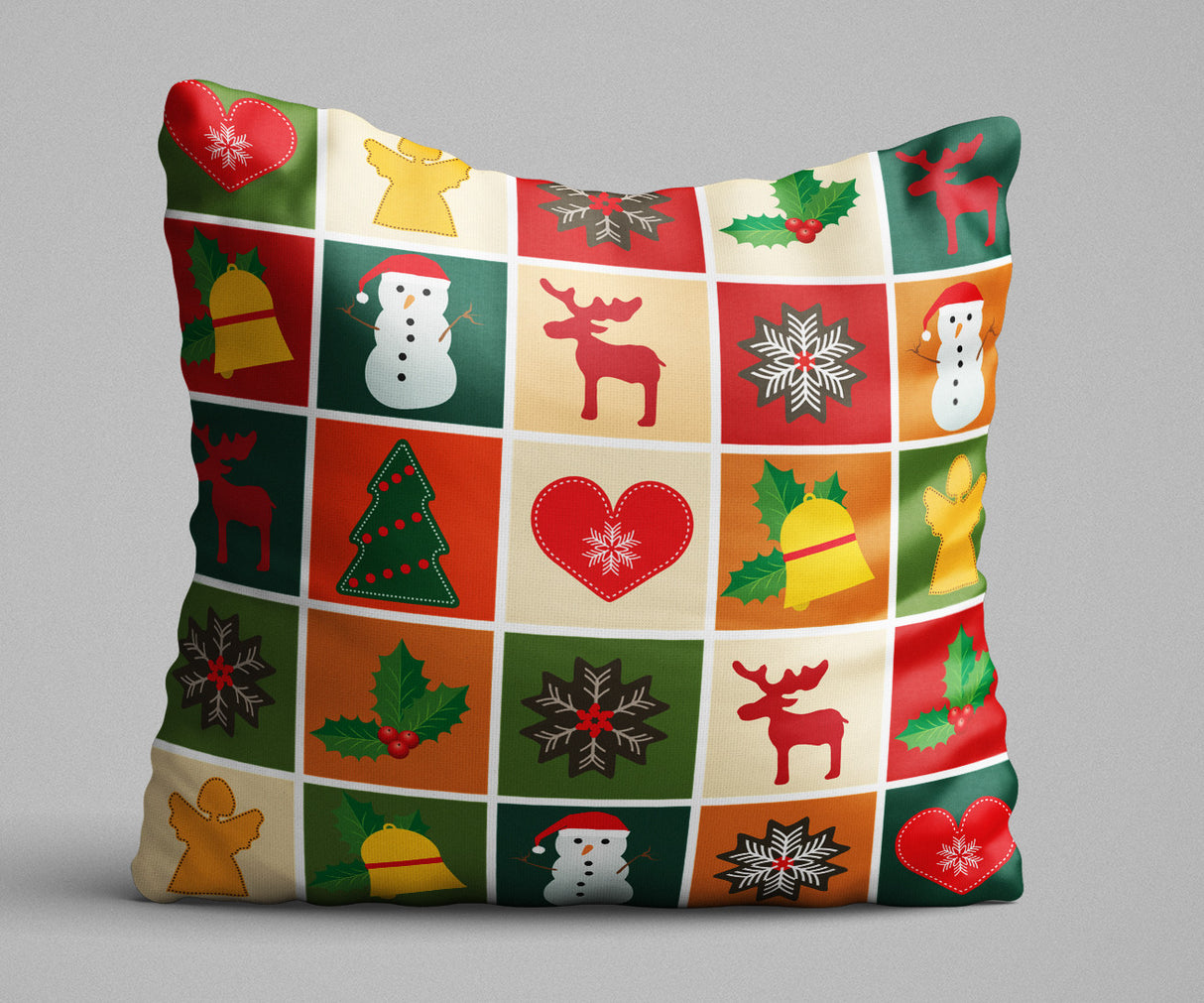 Pernă decorativă KRLNTXMAS-2, Multicolor, 43x43 cm