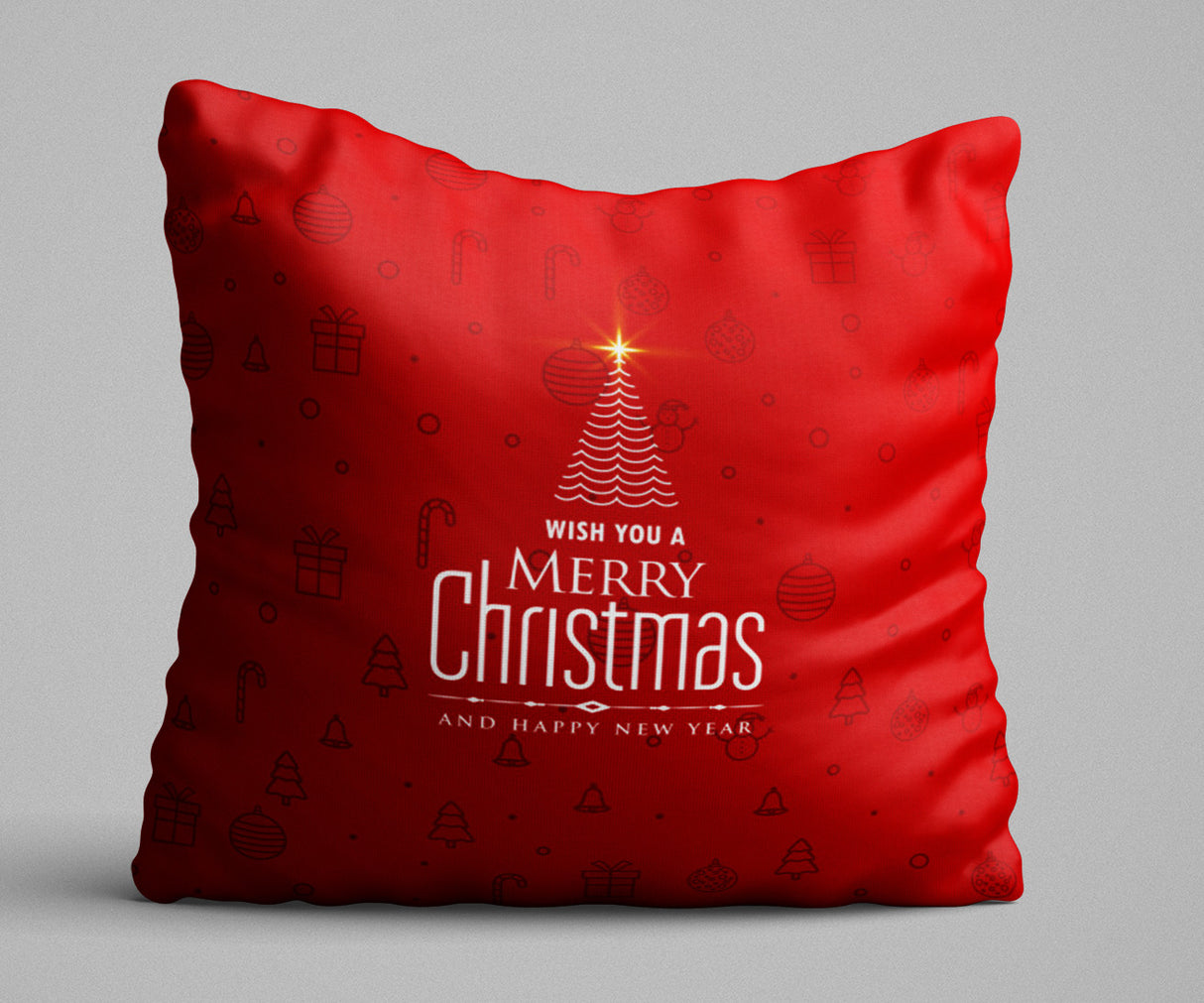 Pernă decorativă KRLNTXMAS-14, Multicolor, 43x43 cm