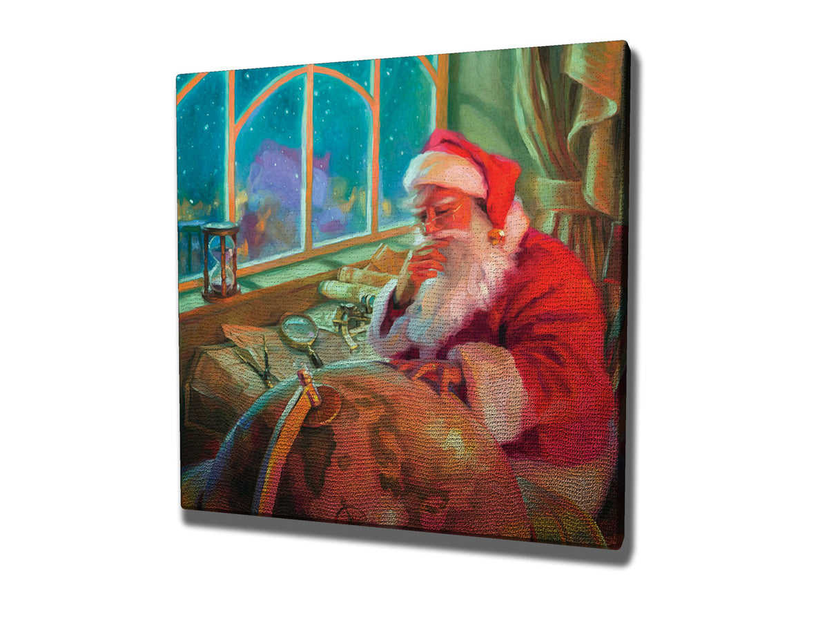 Tablou canvas KC185, Multicolor, 45x45x3 cm