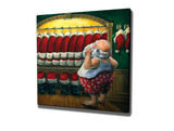 Tablou canvas KC193, Multicolor, 45x45x3 cm
