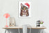 Tablou canvas DC174, Multicolor, 30x40x3 cm, SKU 843CHB1002, imagine 2