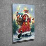 Tablou canvas DC176, Multicolor, 30x40x3 cm
