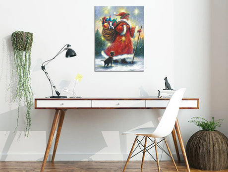 Tablou canvas DC176, Multicolor, 30x40x3 cm