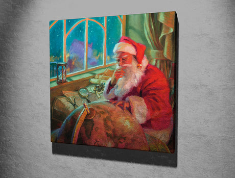 Tablou canvas KC185, Multicolor, 45x45x3 cm