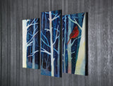 Tablou canvas 3 bucăți UC93, Multicolor, 66x45x3 cm
