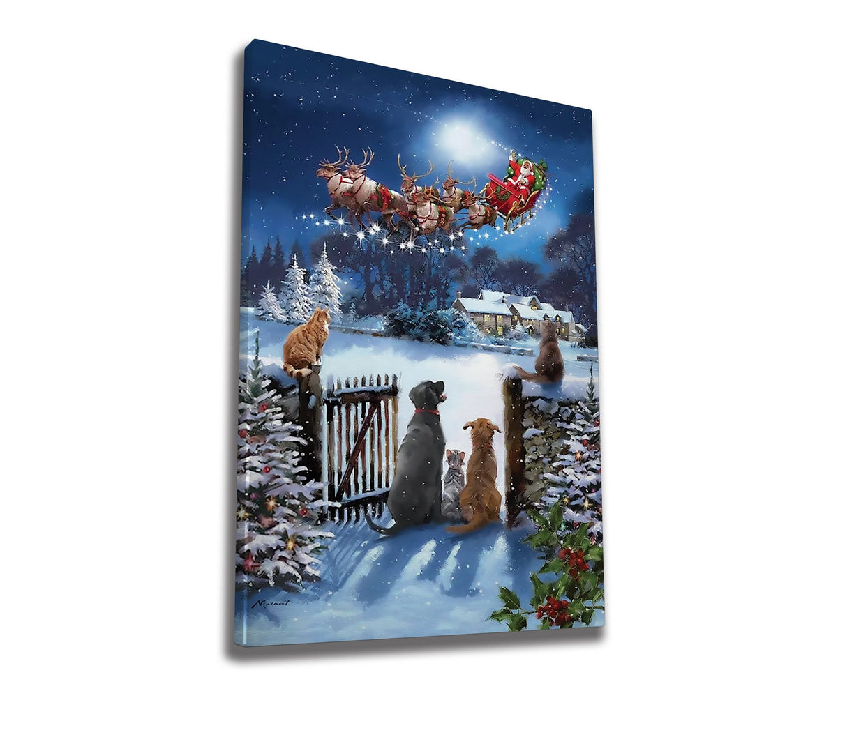 Tablou canvas WY273 - 70 x 100, Multicolor, 70x100x3 cm