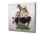 Tablou canvas KC450, Multicolor, 45x45x3 cm