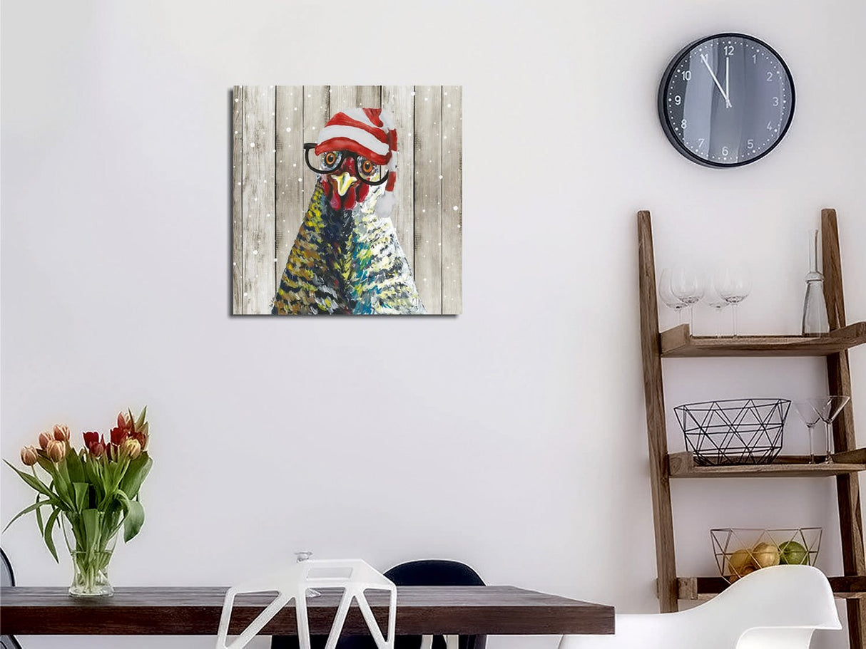 Tablou canvas KC451, Multicolor, 45x45x3 cm
