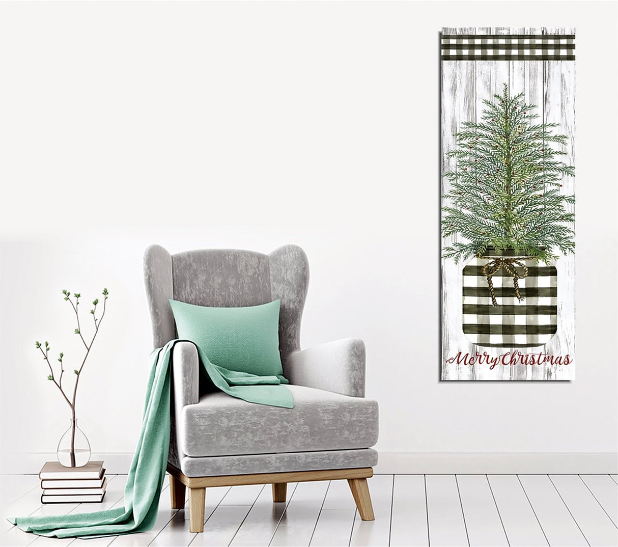 Tablou canvas PC338, Multicolor, 30x80x3 cm