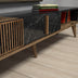 Comodă TV Milan, Nuc - Negru, 180x35x40 cm, SKU 845HCT3093, imagine 4