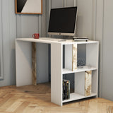 Birou Lima Marble, Alb, 120x60x75 cm