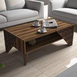 Măsuță de cafea Beril, Diverse culori, 105x40x58 cm - Nuc | SKU: 845HCT2802 | Măsuță de cafea Beril, 105x40x58 cm, varianta Nuc, produs pentru amenajarea locuinței, disponibil online în România la CasaMob