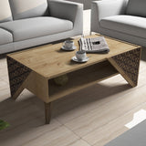 Măsuță de cafea Beril, Diverse culori, 105x40x58 cm - Stejar | SKU: 845HCT2804 | Măsuță de cafea Beril, 105x40x58 cm, varianta Stejar, produs pentru amenajarea locuinței, disponibil online în România la CasaMob