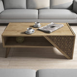Măsuță de cafea Beril, Diverse culori, 105x40x58 cm - Stejar | SKU: 845HCT2804 | Măsuță de cafea Beril, 105x40x58 cm, varianta Stejar, produs pentru amenajarea locuinței, disponibil online în România la CasaMob