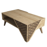Măsuță de cafea Beril, Diverse culori, 105x40x58 cm - Stejar | SKU: 845HCT2804 | Măsuță de cafea Beril, 105x40x58 cm, varianta Stejar, produs pentru amenajarea locuinței, disponibil online în România la CasaMob