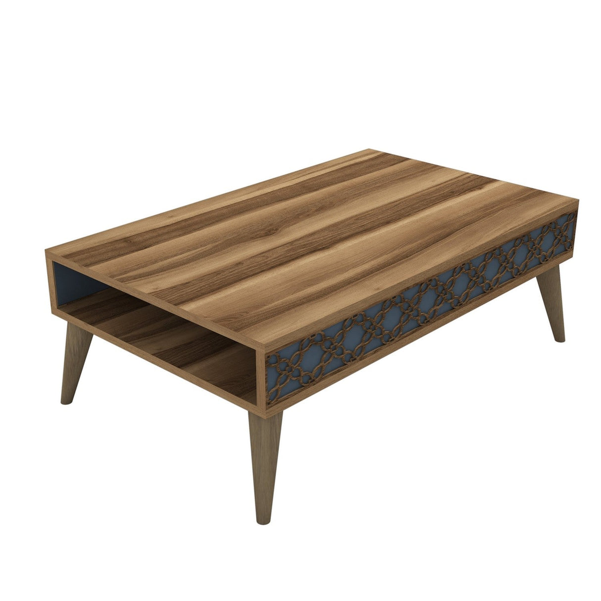 Măsuță de cafea City, Diverse culori, 105x60x37 cm - Nuc - Chalcedony | SKU: 845HCT2811 | Măsuță de cafea City, 105x60x37 cm, varianta Nuc - Chalcedony, produs pentru amenajarea locuinței, disponibil online în România la CasaMob