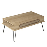 Măsuță de cafea Ekol, Diverse culori, 105x56x46 cm - Stejar | SKU: 845HCT2817 | Măsuță de cafea Ekol, 105x56x46 cm, varianta Stejar, produs pentru amenajarea locuinței, disponibil online în România la CasaMob