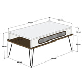 Măsuță de cafea Ekol, Diverse culori, 105x56x46 cm - Stejar | SKU: 845HCT2817 | Măsuță de cafea Ekol, 105x56x46 cm, varianta Stejar, produs pentru amenajarea locuinței, disponibil online în România la CasaMob