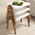 Nuc - Alb | SKU: 845HCT2820 | Set 3 măsuțe de cafea Paris, 49x36x42 cm, varianta Nuc - Alb, produs pentru amenajarea locuinței, disponibil online în România la CasaMob