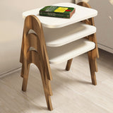 Set 3 măsuțe de cafea Paris, Diverse culori, 49x36x42 cm - Nuc - Crem | SKU: 845HCT2822 | Set 3 măsuțe de cafea Paris, 49x36x42 cm, varianta Nuc - Crem, produs pentru amenajarea locuinței, disponibil online în România la CasaMob