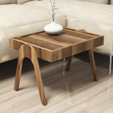 Set 3 măsuțe de cafea Roma, Diverse culori, 54x40x64 cm - Nuc | SKU: 845HCT2825 | Set 3 măsuțe de cafea Roma, 54x40x64 cm, varianta Nuc, produs pentru amenajarea locuinței, disponibil online în România la CasaMob