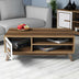 Nuc - Alb | SKU: 845HCT2832 | Măsuță de cafea Ayla, 105x60x38 cm, varianta Nuc - Alb, produs pentru amenajarea locuinței, disponibil online în România la CasaMob