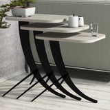 Set 3 măsuțe de cafea Pion, Diverse culori, 35x60x45 cm - Crem | SKU: 845HCT2844 | Set 3 măsuțe de cafea Pion, 35x60x45 cm, varianta Crem, produs pentru amenajarea locuinței, disponibil online în România la CasaMob