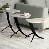Set 3 măsuțe de cafea Pion, Diverse culori, 35x60x45 cm - Crem | SKU: 845HCT2844 | Set 3 măsuțe de cafea Pion, 35x60x45 cm, varianta Crem, produs pentru amenajarea locuinței, disponibil online în România la CasaMob