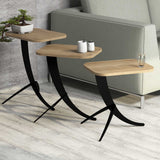 Set 3 măsuțe de cafea Pion, Diverse culori, 35x60x45 cm - Stejar | SKU: 845HCT2846 | Set 3 măsuțe de cafea Pion, 35x60x45 cm, varianta Stejar, produs pentru amenajarea locuinței, disponibil online în România la CasaMob