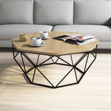 Masuta de cafea Diamond Coffee Table, Stejar, 90x38x90 cm - Stejar, SKU 845HCT2858