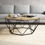 Masuta de cafea Diamond Coffee Table, Stejar, 90x38x90 cm - Stejar, SKU 845HCT2858